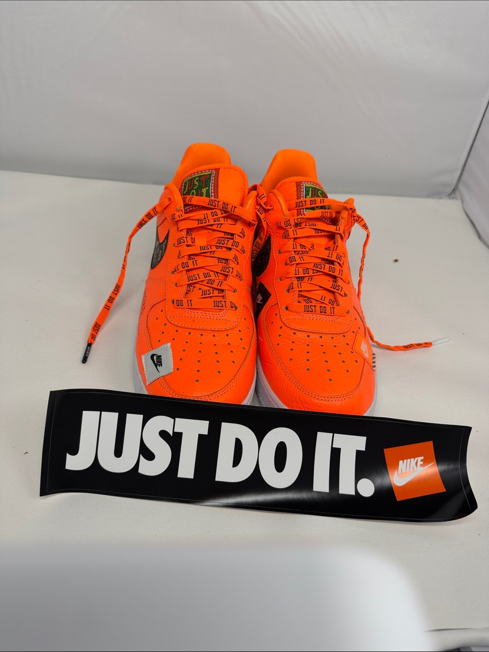 Nike Air Force 1 Low just do it total orange Men’s size 10 w/ box